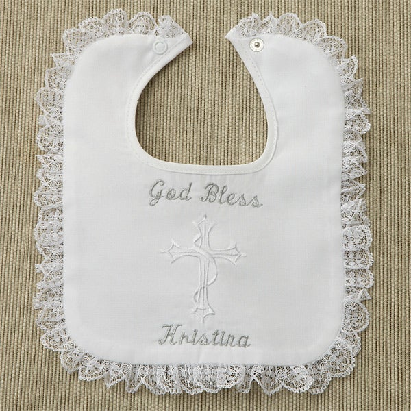 Custom Personalized Christening Bib - 2483