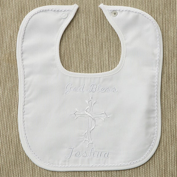 Custom Personalized Christening Bib - 2483