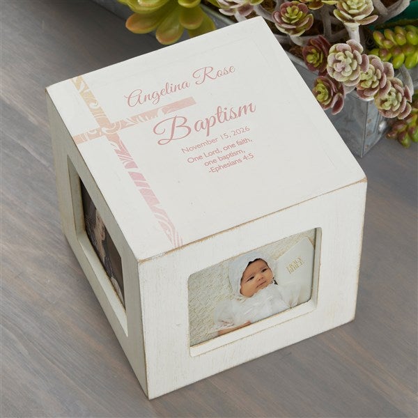 Personalized Baptism Photo Cubes - 26233