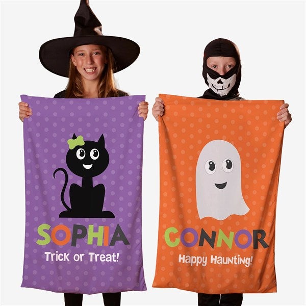 Halloween Character Personalized Pillowcase Treat Bags - 28652