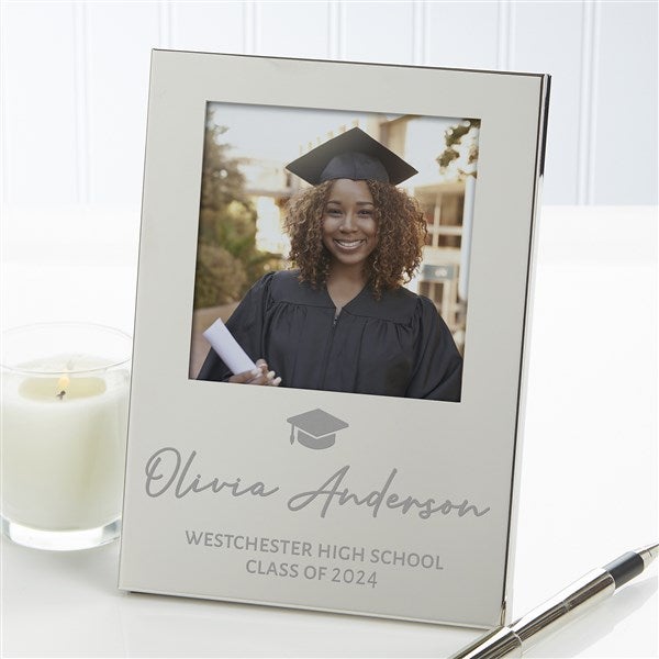 Believe In Their Dreams Personalized Graduation Picture Frame - 29592