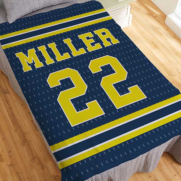 Sports Jersey Personalized Blankets - 29659