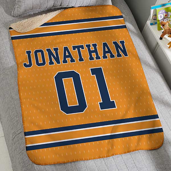 Sports Jersey Personalized Blankets - 29659