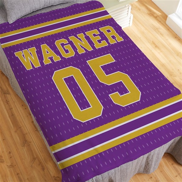 Sports Jersey Personalized Blankets - 29659