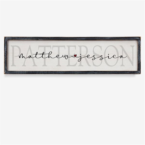 Together Forever Personalized Wedding Wood Frame Wall Art - 29844