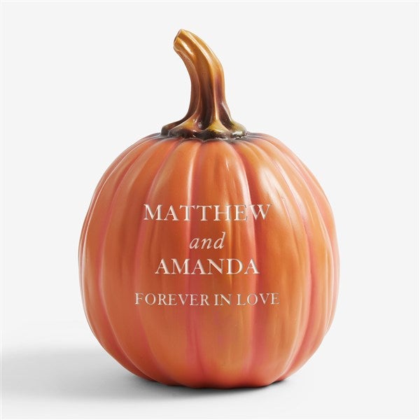 Classic Elegance Personalized Pumpkin Wedding Decorations - 30145
