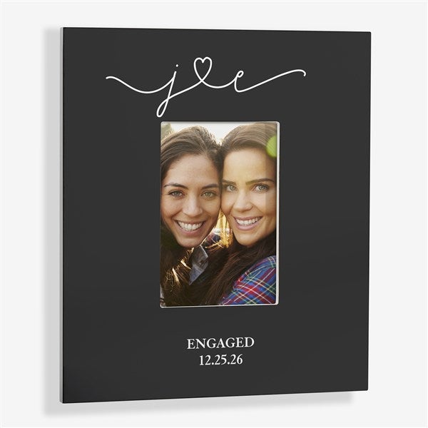 Drawn Together By Love Personalized Engagement Picture Frames - 31491