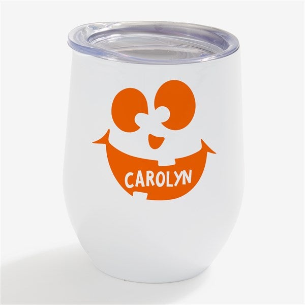 Jack-o'-Lantern Personalized Stainless Insulated Wine Cup - 32126