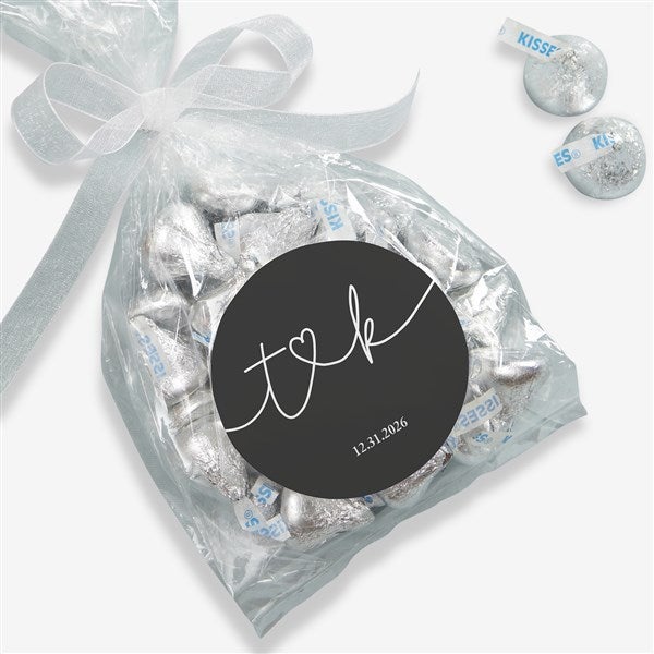 Drawn Together By Love Personalized Party Favor Stickers - 32401