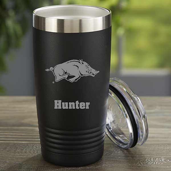 NCAA Arkansas Razorbacks Personalized Stainless Steel Tumblers - 33164