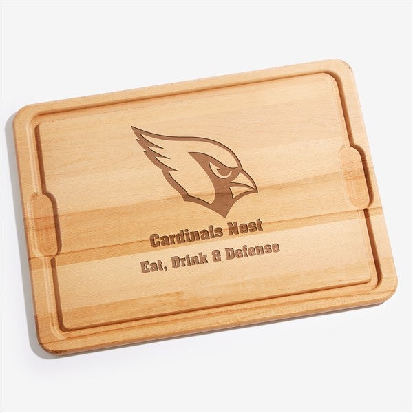 NFL Arizona Cardinals Personalized Maple Cutting Boards - 33344