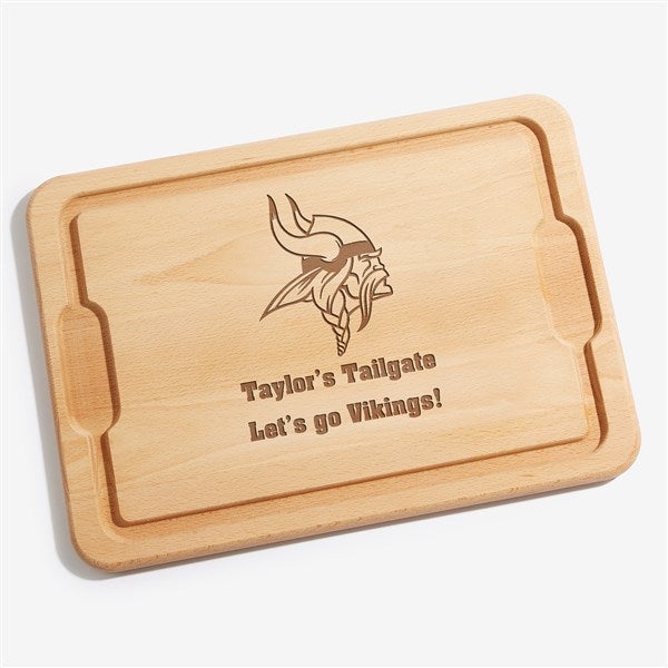NFL Minnesota Vikings Personalized Maple Cutting Boards - 33417