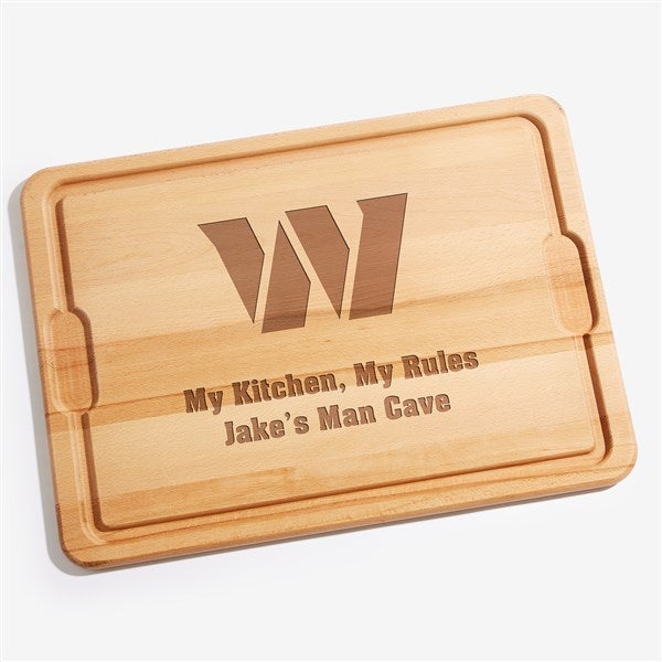 NFL Washington Football Team Personalized Maple Cutting Boards - 33429