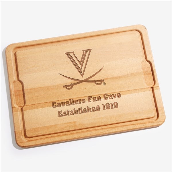 NCAA Virginia Cavaliers Personalized Maple Cutting Boards - 33434