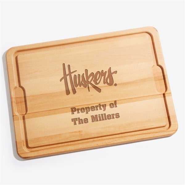 NCAA Nebraska Cornhuskers Personalized Maple Cutting Boards - 33470