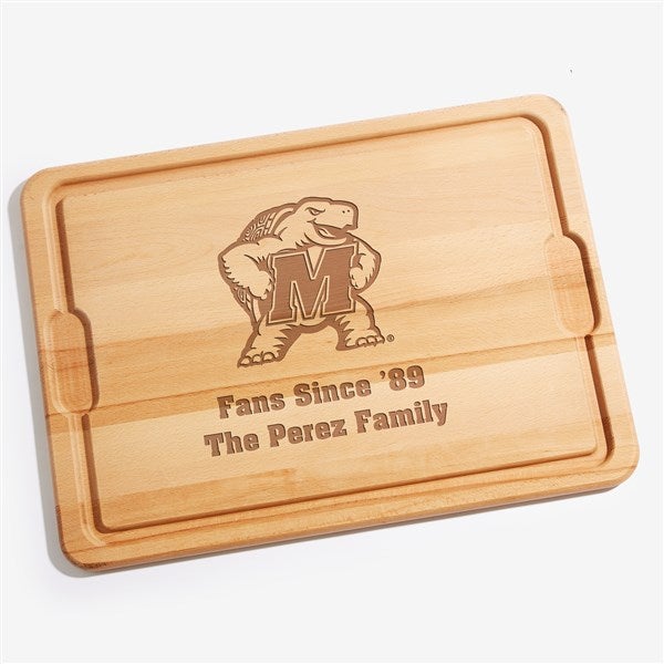 NCAA Maryland Terrapins Personalized Maple Cutting Boards - 33485