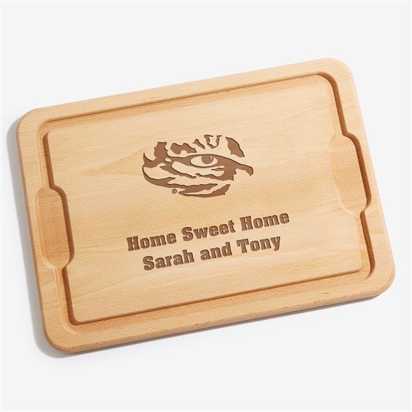 NCAA LSU Tigers Personalized Maple Cutting Boards - 33488