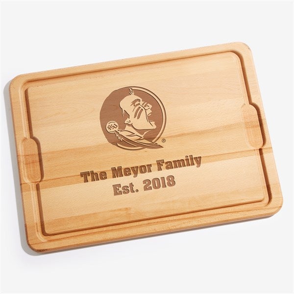 NCAA Florida State Seminoles Personalized Maple Cutting Boards - 33499