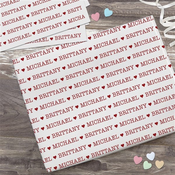 Our Love Personalized Wrapping Paper - 33517