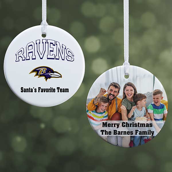 NFL Baltimore Ravens Personalized Ornaments - 33579