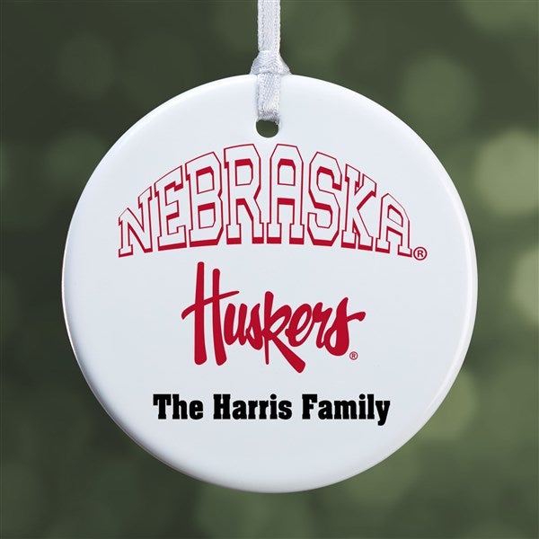 NCAA Nebraska Cornhuskers Personalized Ornaments - 33635