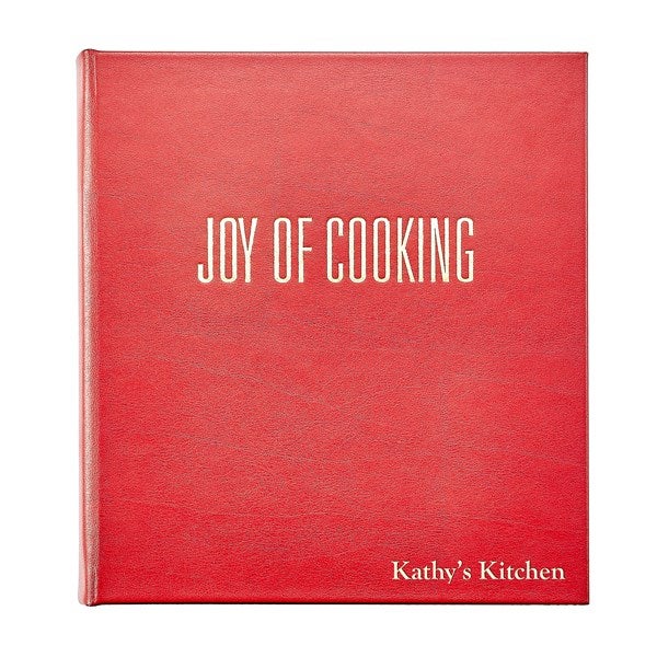 Joy of Cooking Personalized Leather Book