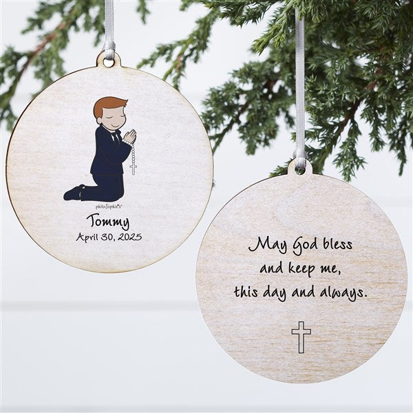 Communion Boy philoSophie's Personalized Ornaments - 35067