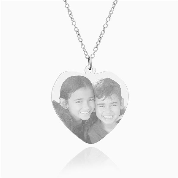 thumbnail image 2 of Book-Shaped Photo Locket Pendant Necklace – Stainless Steel, 18 Inch Chain, For Women / Boys 2 of 5