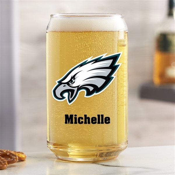 NFL Philadelphia Eagles Personalized Printed Beer Can Glass  - 37266