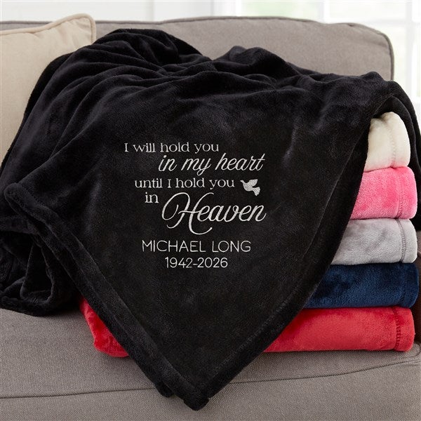 I Will Hold You In My Heart Personalized Fleece Blanket  - 37462