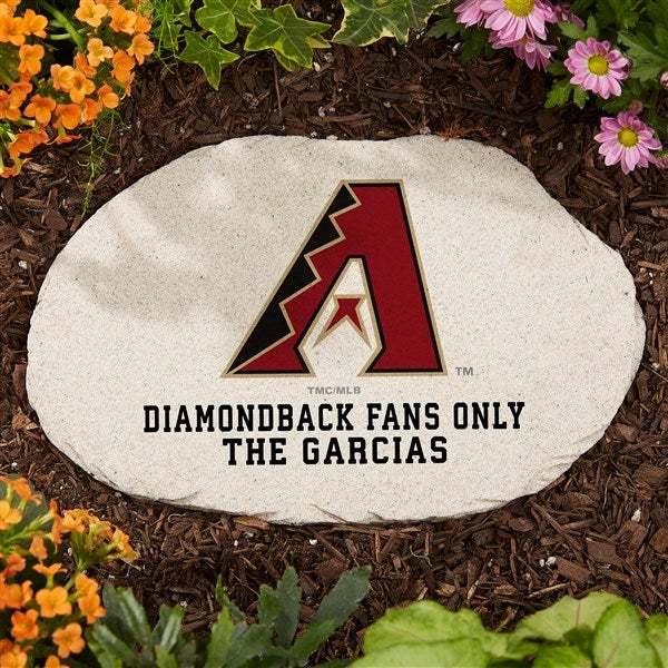 MLB Arizona Diamondbacks Personalized Round Garden Stone  - 37506