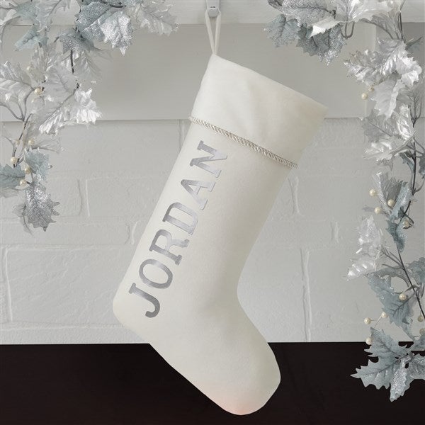 Glistening Name Personalized Christmas Stockings - 37561