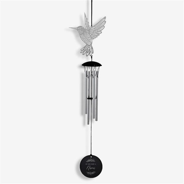 So God Made… Personalized Hummingbird Wind Chimes  - 37916
