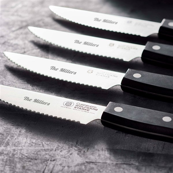 Four Serrated Steak Knives Gift Set