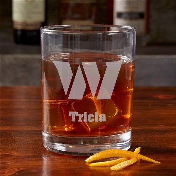 NFL Washington Football Team Engraved Old Fashioned Whiskey Glasses - 38337