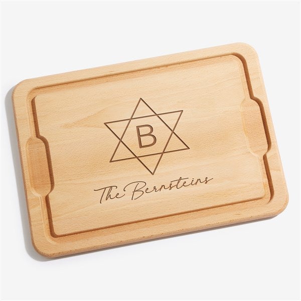 Spirit of Hanukkah Personalized Maple Cutting Boards  - 38580