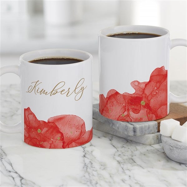 Buy Red Full Color Customized Photo Printed Coffee Mug