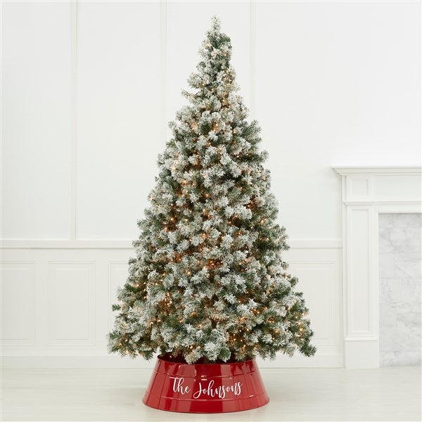 Personalized Christmas Metal Tree Collar