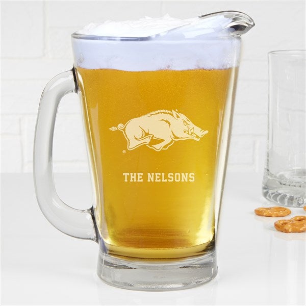 NCAA Arkansas Razorbacks Personalized Drink Pitcher - 39766