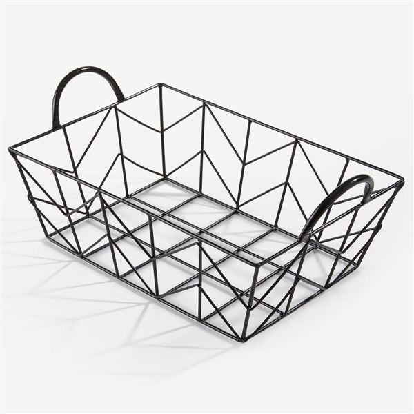 Black Wire Metal Storage Basket  - 40039