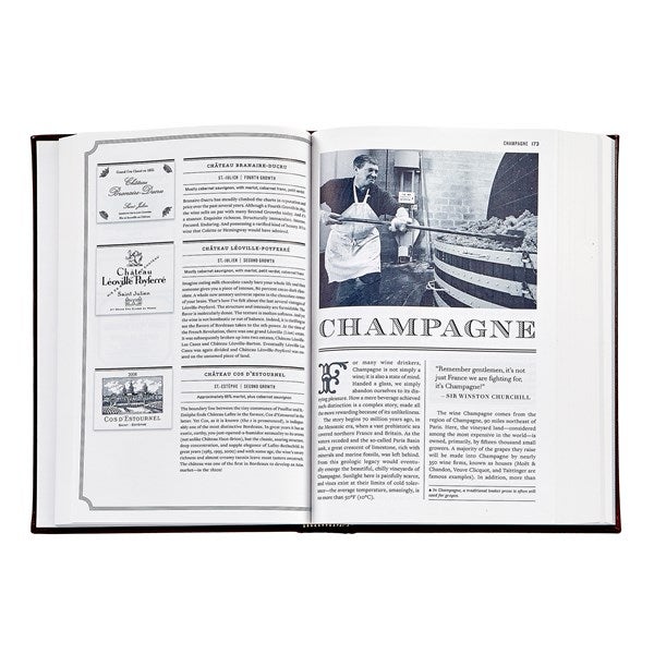 The Wine Bible Personalized Leather Book