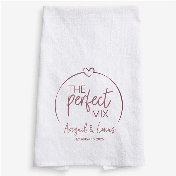 The Perfect Mix Personalized Tea Towel  - 40472