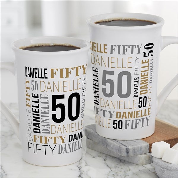 Repeating Birthday Personalized Coffee Mugs  - 40815