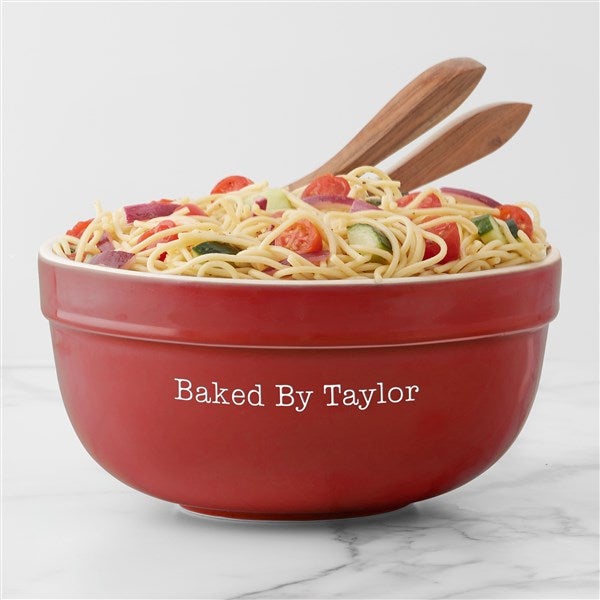 Classic Personalized Ceramic Serving Bowl  - 41161