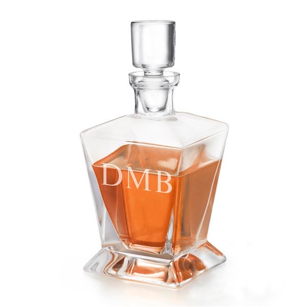 Engraved Favorite Footed Classic Decanter With Monogram - 41762