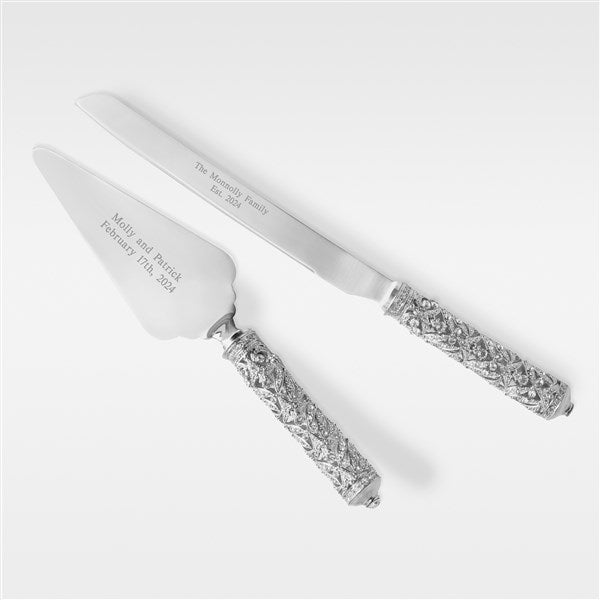 Fifth Ave Jeweled Wedding Cake Server Set  - 41820