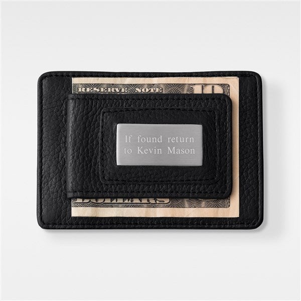 BLACK ENGRAVED WALLET