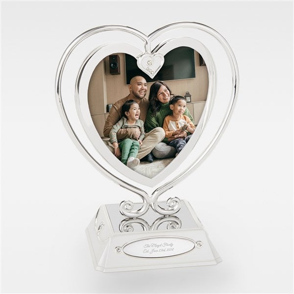 Engraved Everlasting Love Family Heart Frame - 41903