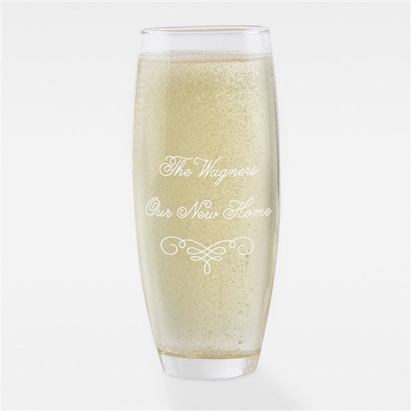 Engraved Housewarming Stemless Champagne Flute - 41914