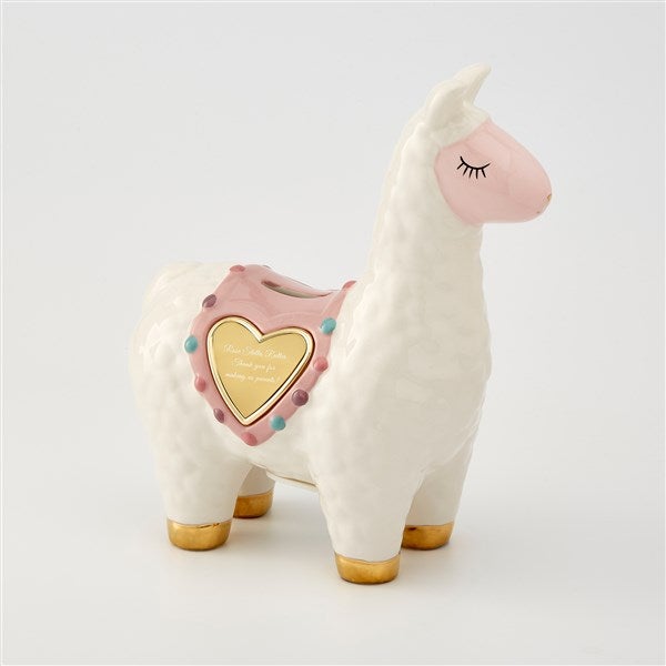 Engraved Children's Ceramic Llama Bank - 41927